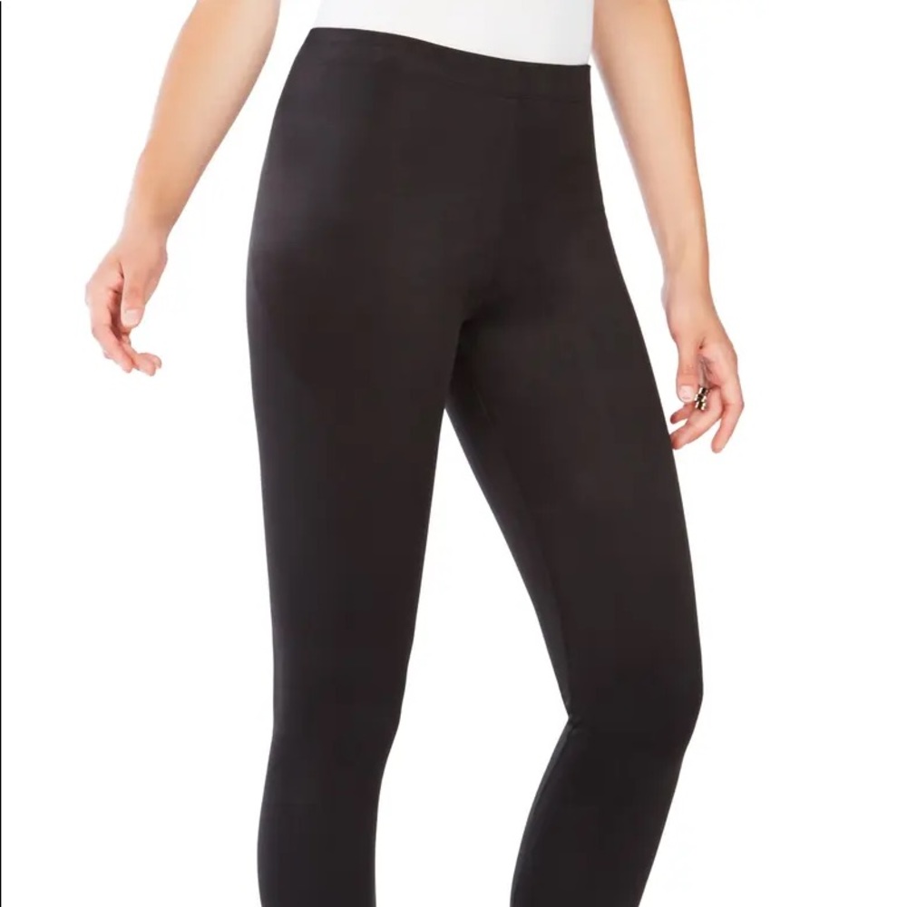 BCBG MaxAzria faux suede mason legging -XS black